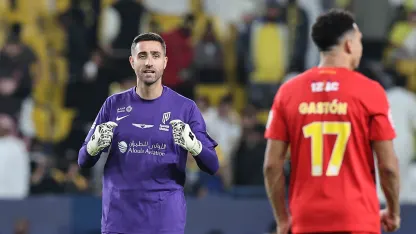 Al Qadsiah goalkeeper Koen Casteels leads the 2024-25 RSL with 14 clean sheets