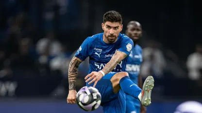 Al Hilal midfielder Ruben Neves v Al Shabab