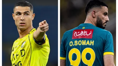 Cristiano Ronaldo v Omar Al Somah: Al Nassr v Al Hazem