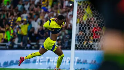 Al Nassr striker Jhon Duran scores winner v Al Ahli in Jeddah
