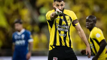 Karim Benzema in Saudi Clasico between Al Ittihad and Al Hilal