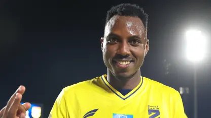 Bonheur Mugisha has settled well into life at both Al Hazem and in the RSL