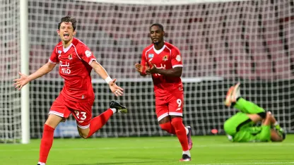 Craig Goodwin scores for Al Wehda v Al Riyadh