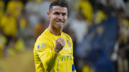 Ronaldo celebrates hat-trick for Al Nassr vs Al Tai