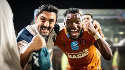 Al Fayha's Fashion Sakala celebrates huge win v Al Okhdood