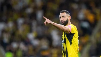 Al Ittihad captain Karim Benzema v Al Qadsiah