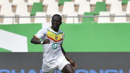Sadio Mane on international duty with Senegal AFCON 2023