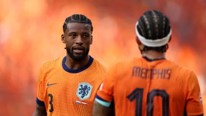 Georginio Wijnaldum for the Netherlands at Euro 2024