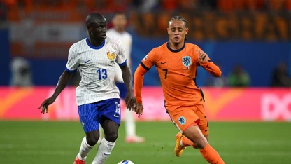 N'Golo Kante stars for France