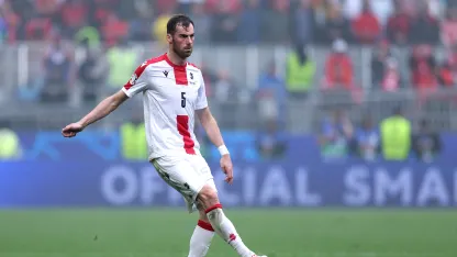 Solomon Kvirkvelia for Georgia at Euro 2024