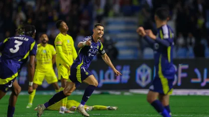 Cristiano Ronaldo scores for Al Nassr v Al Khaleej