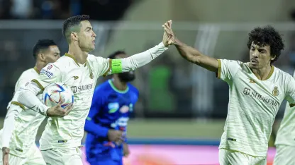 Ronaldo scores first RSL goal for Al Nassr, v Al Fateh, Feb 3 2023
