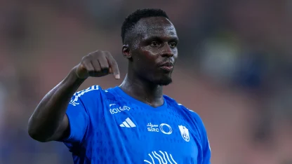 Edouard Mendy celebrates derby win