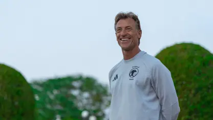 Saudi Arabia manager Herve Renard before 2025 FIFA Arab Cup