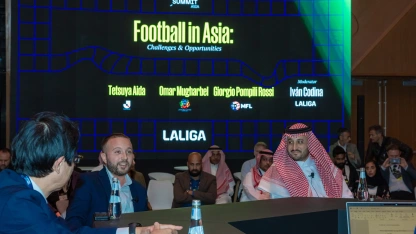 SPL Chief Executive Officer Omar Mugharbel (R) at WFS Asia 2024