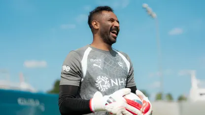 التمرين الأول لمحمد العويس بعد عودته للهلال