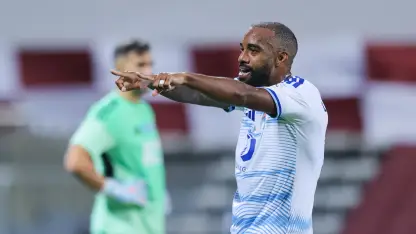 In-form NEOM SC forward Alexandre Lacazette nets brace in win at Al Faisaly