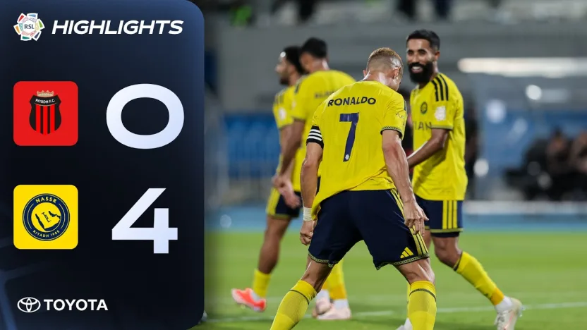 Ronaldo BACK on the scoresheet for Al Nassr | Powered by Toyota