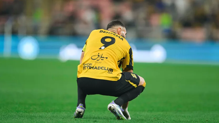 Al Ittihad captain Karim Benzema rues the defeat at home to Al Ettifaq-825784