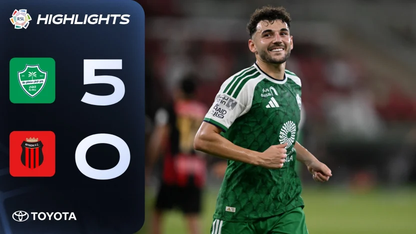 Spertsyan BACK on the scoresheet as Al Ahli score 5 | Powered by Toyota