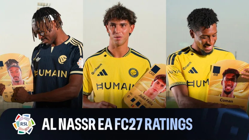 Al Nassr players reveal their FC 27 ratings and reactions 😎🔥