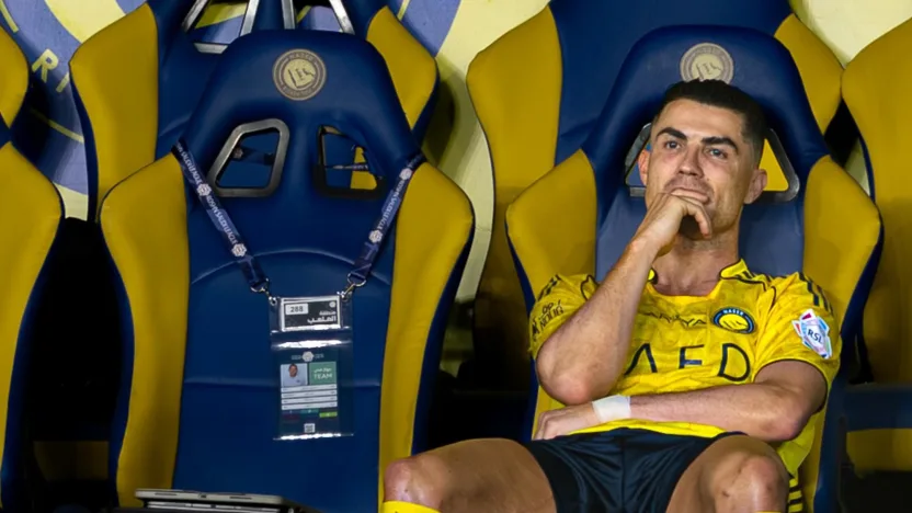 Cristiano Ronaldo reacts to Al Nassr's 1-1 draw with Al Hilal in Capital Derby-1067313