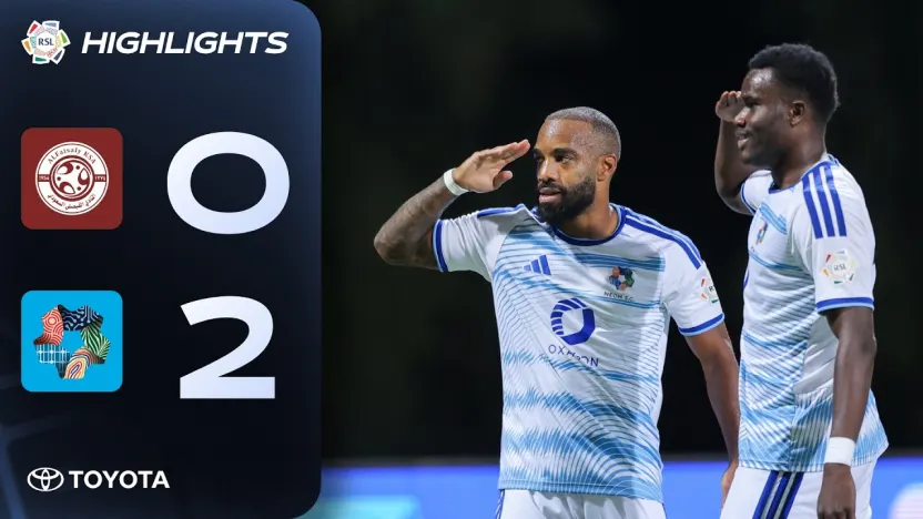 Lacazette with a brace for NEOM SC 🎯🔥 | Powered by Toyota