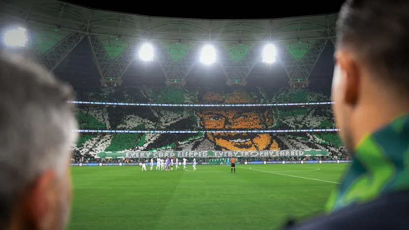 Al Ahli fans show their support for manager Matthias Jaissle-1014749