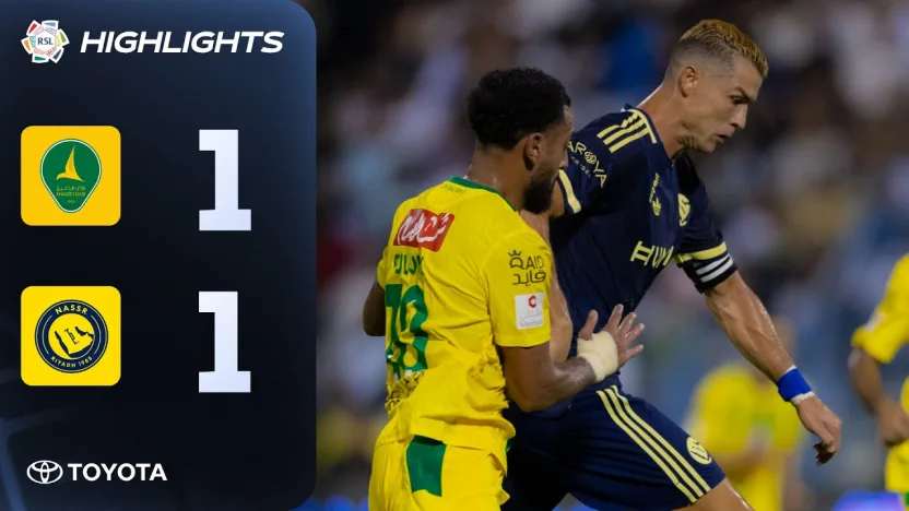Al Nassr drop points at Al Khaleej | Powered by Toyota