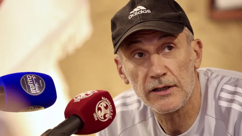 Al Faisaly manager Giovanni Solinas