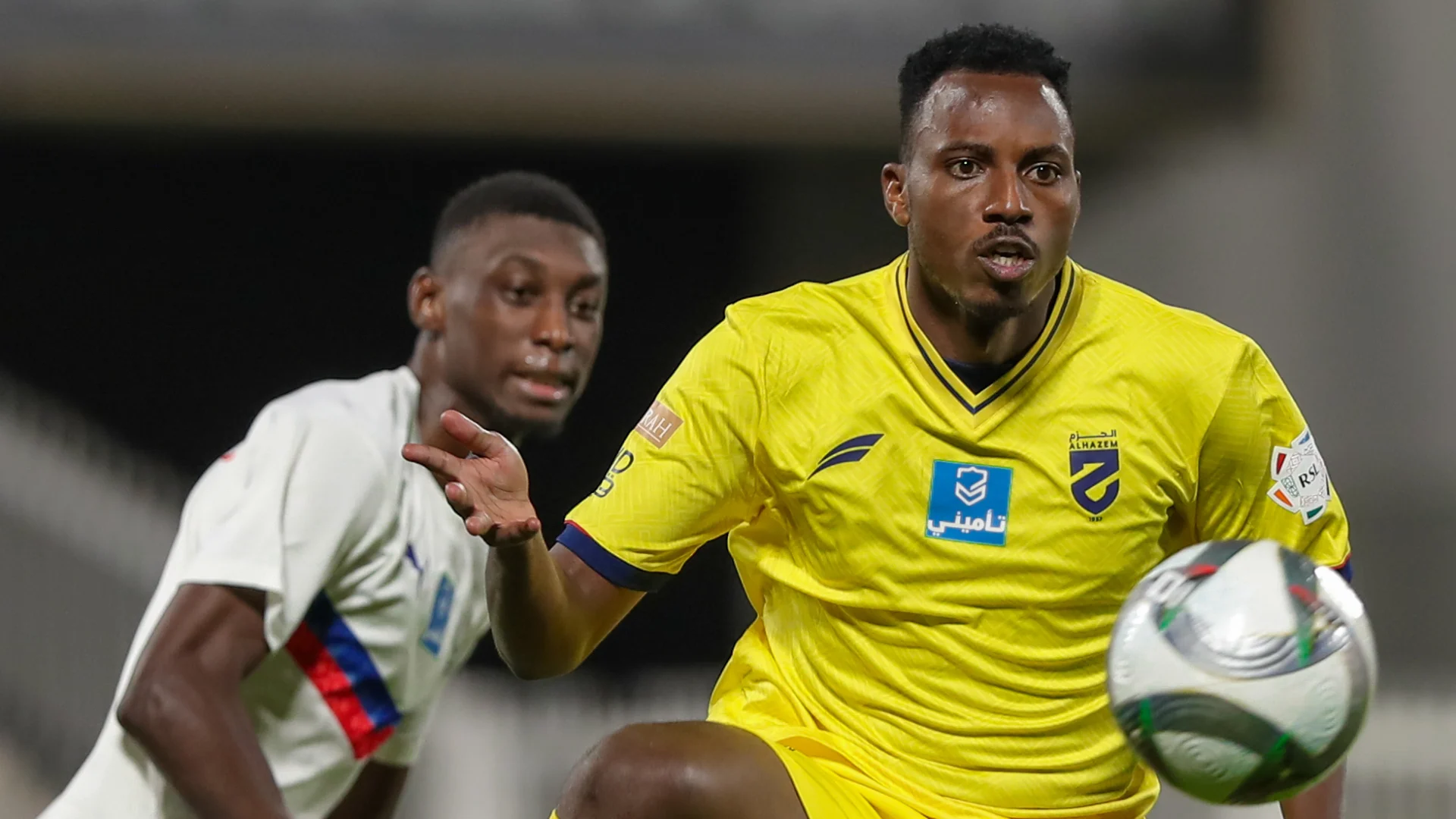 Bonheur Mugisha is an all-action midfielder brought in to give Al Hazem ballast