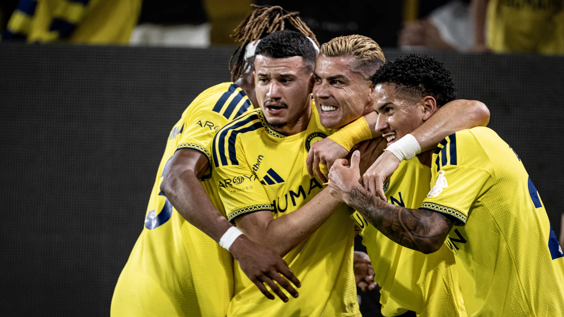 Abdullah Al Hamdan is part of a fearsome Al Nassr attack that includes Cristiano Ronaldo and Angelo