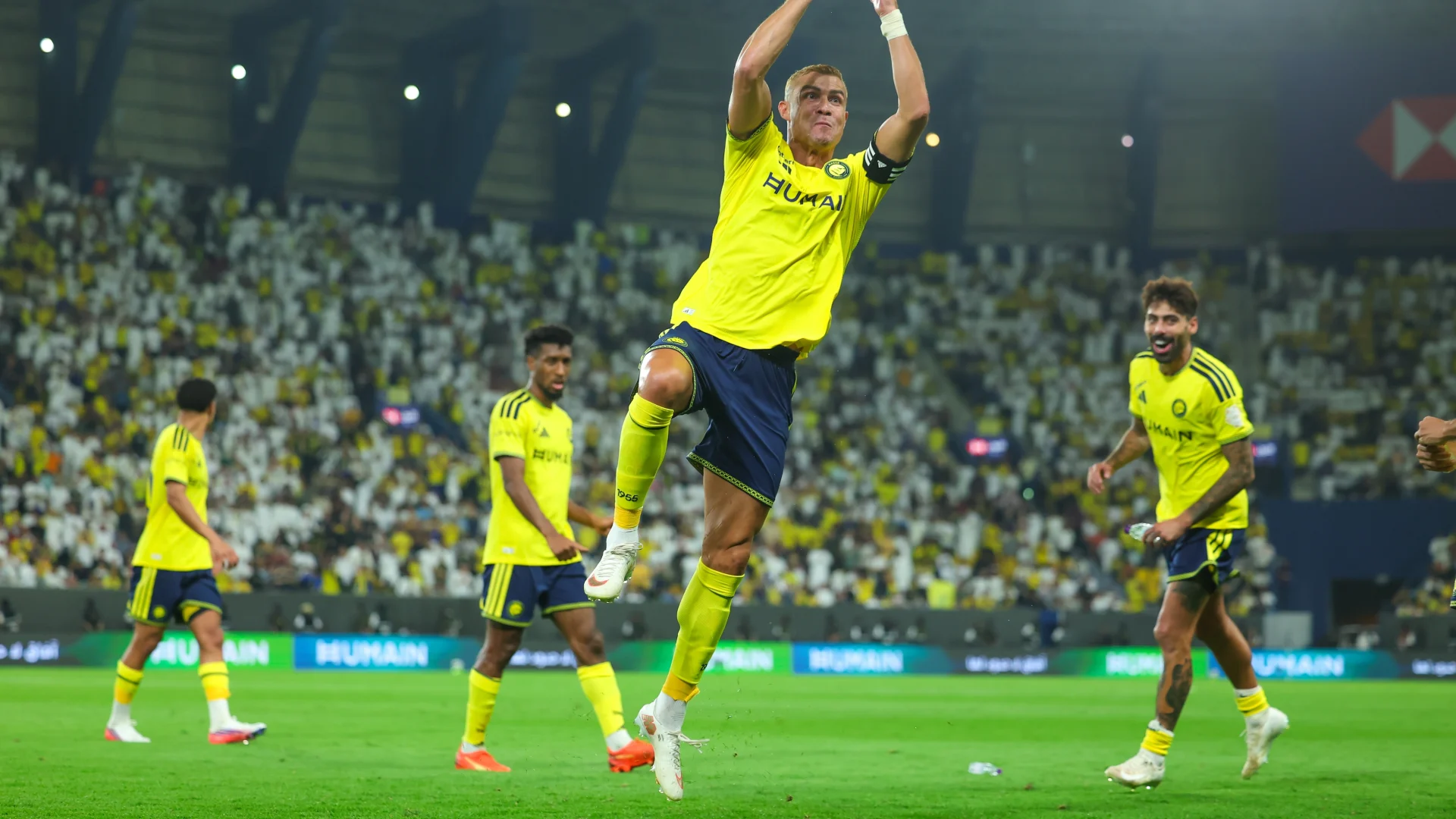 Cristiano Ronaldo scores against Al Taawoun to become Al Nassr's all-time record scorer