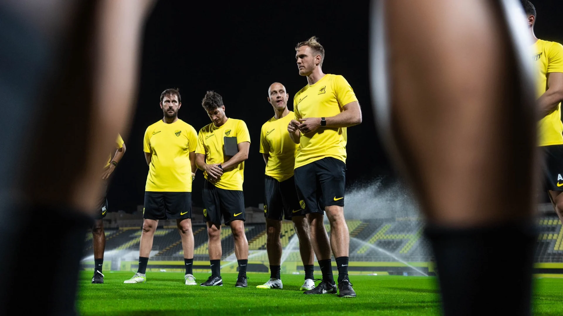Al Ittihad manager Jens Wissing meets players for first time