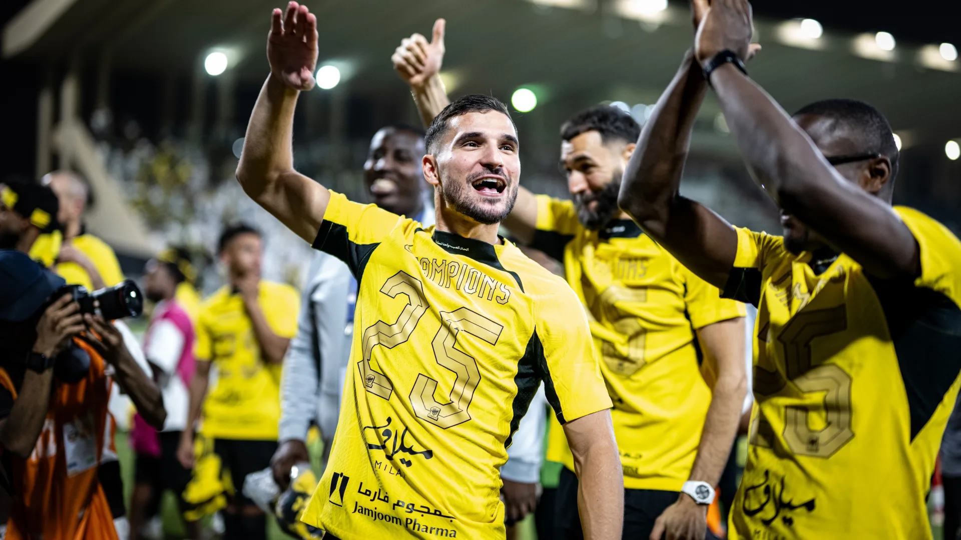 Houssem Aouar was a crucial cog in Al Ittihad winning the RSL