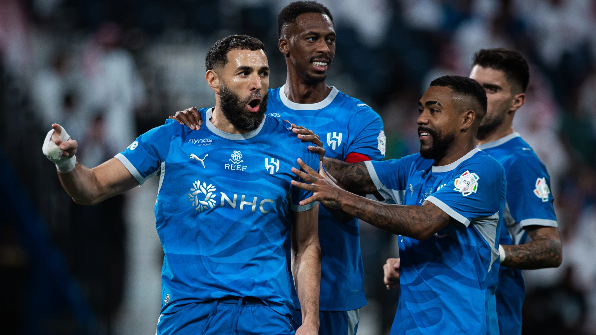 Karim Benzema nets Al Hilal's opening goal of 2026-27 RSL, at home to Al Faisaly