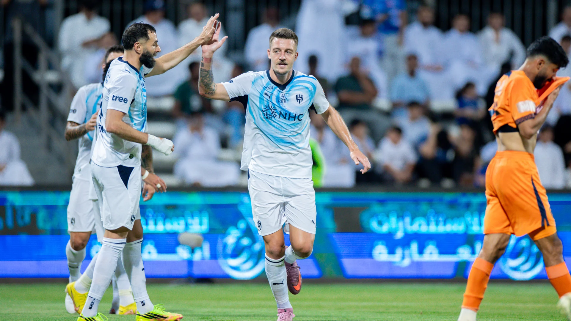 Sergej Milinkovic-Savic puts Al Hilal 1-0 up at Al Fayha