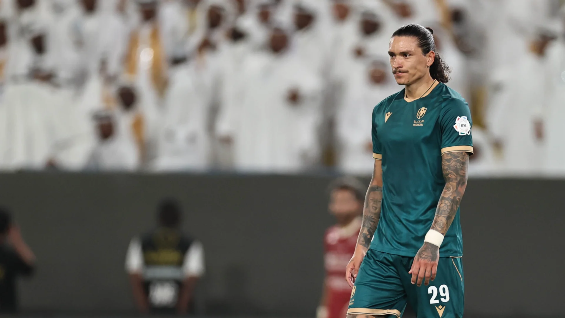 Darwin Nunez, on loan from Al Hilal, debuts for Diriyah Club in 1-1 draw with Al Kholood