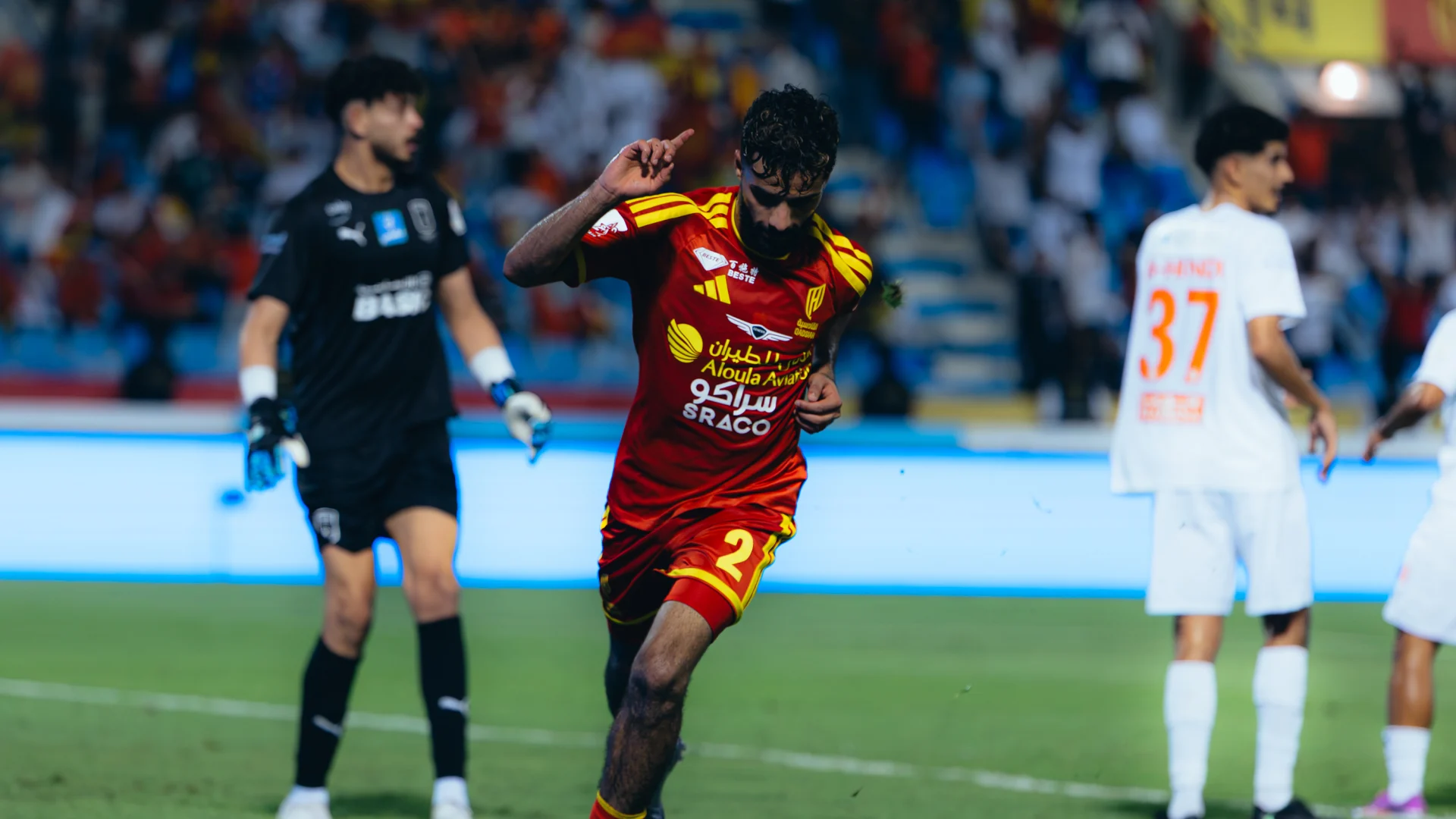 Mohammed Abu Al Shamat doubles Al Qadsiah's advantage at home to Abha