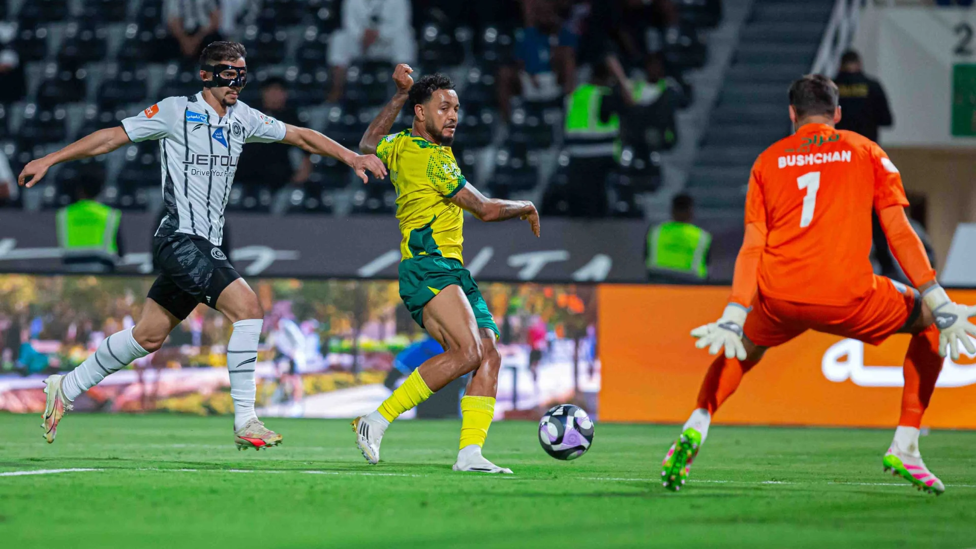 Joshua King marked his Al Khaleej bow with a brilliant brace v Al Shabab