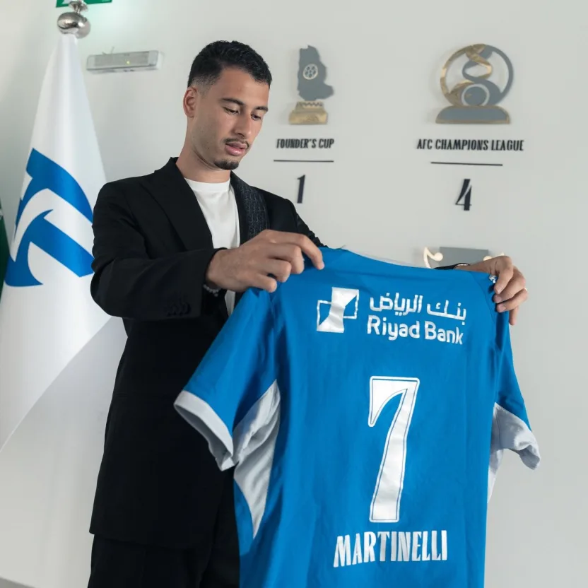 'I'll give everything for this badge' - Martinelli's first Al Hilal interview