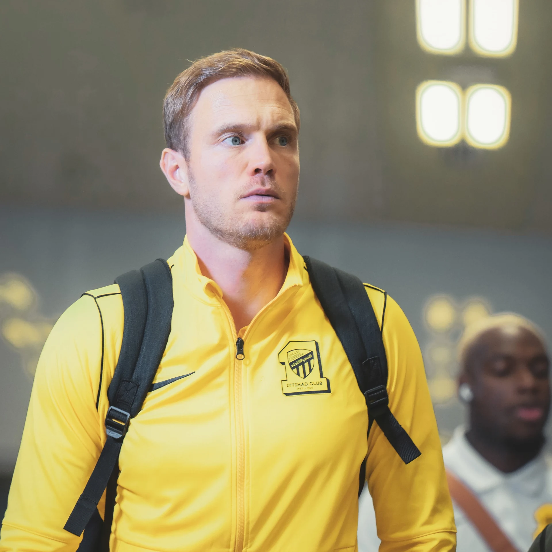فيسينغ في طريقه إلى ملعب الاتحاد والفيحاء