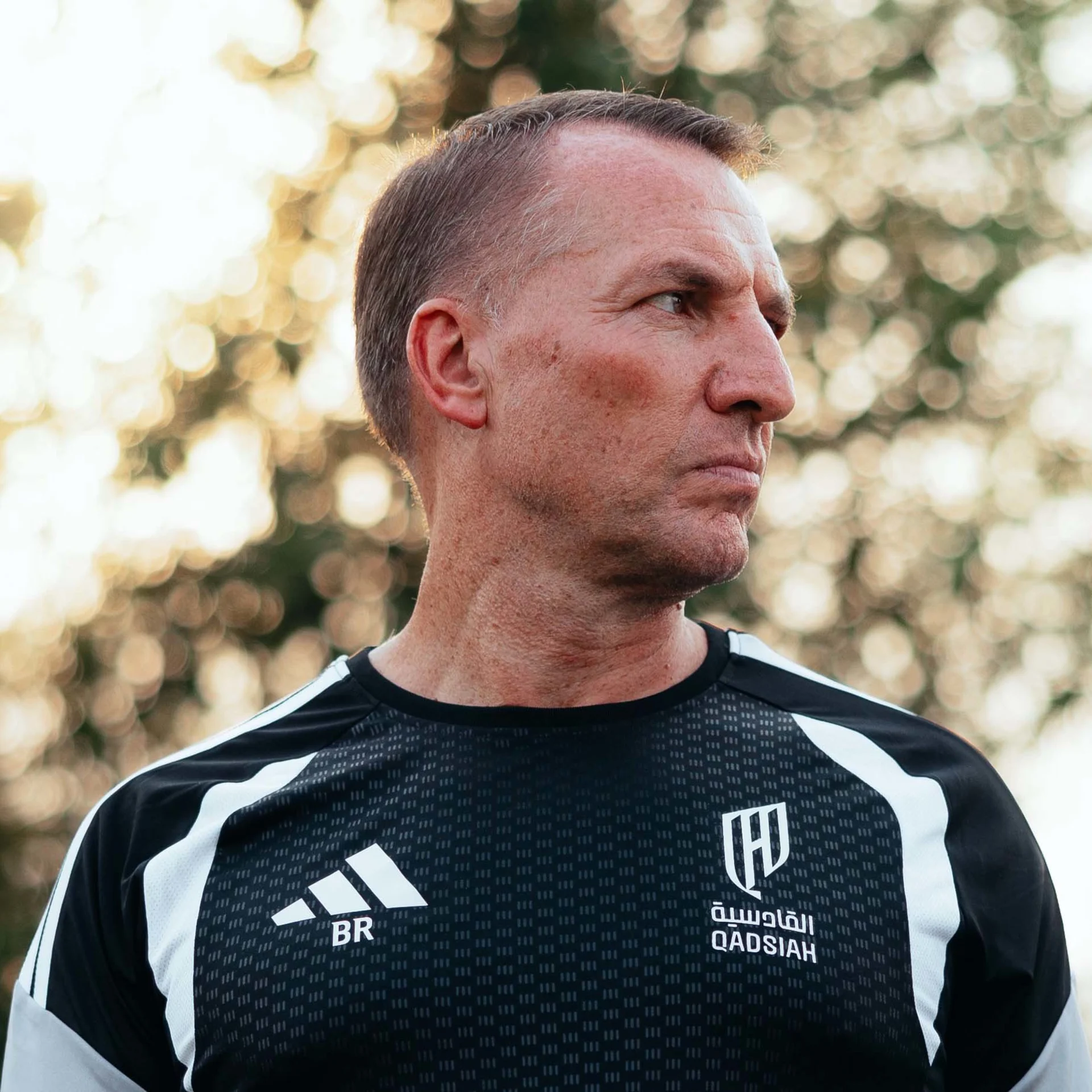 Brendan Rodgers during Al Qadsiah's preseason camp in Girona-1078205