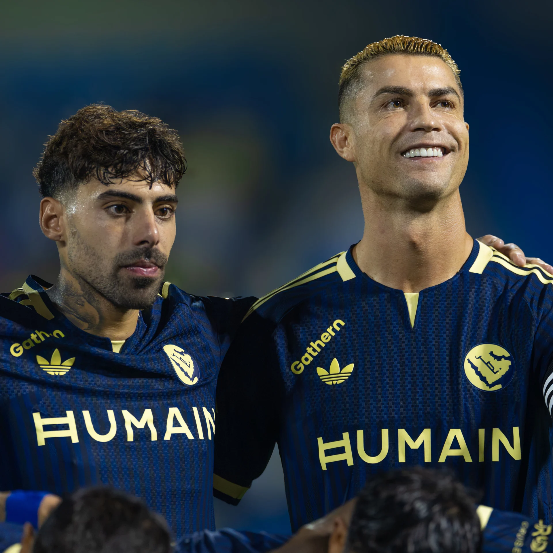 كوستا ورونالدو قبل انطلاق مواجهة النصر أمام مستضيفه الخليج
