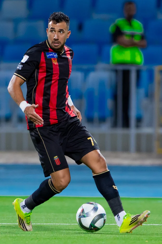 Egypt international Trezeguet in action for new club Al Riyadh