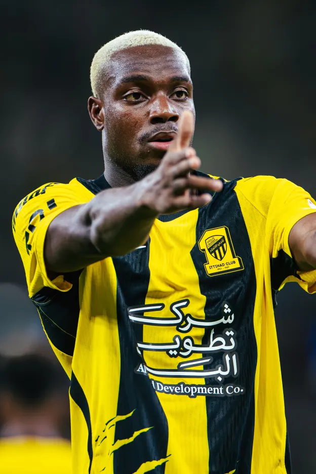Al Ittihad's in-form George Ilenikhena is one of the RSL's sharpest shooters